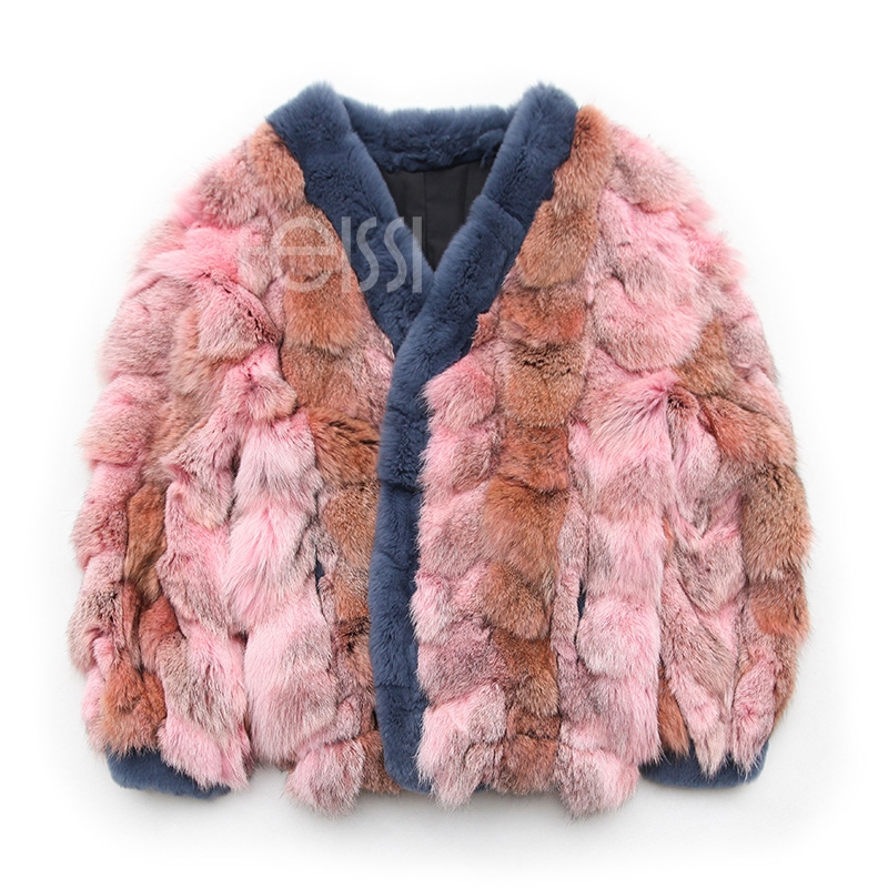 Fox Fur Bomber Jacket 0093-9