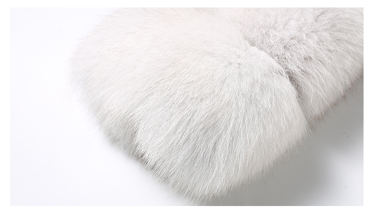 Blue Fox Fur Jacket 005 Details 4
