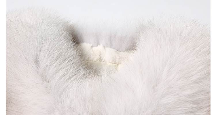 Blue Fox Fur Jacket 005 Details 3