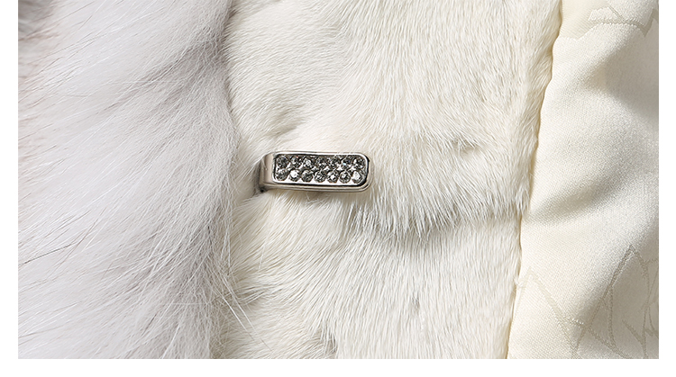 Blue Fox Fur Jacket 005 Details 5