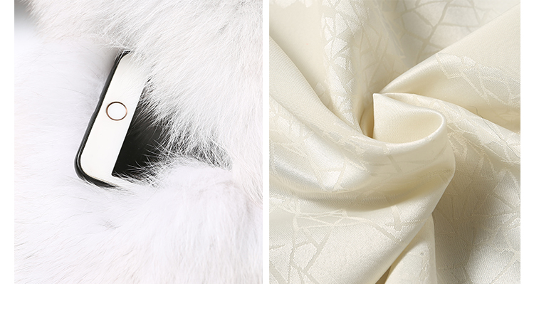 Blue Fox Fur Jacket 005 Details 6