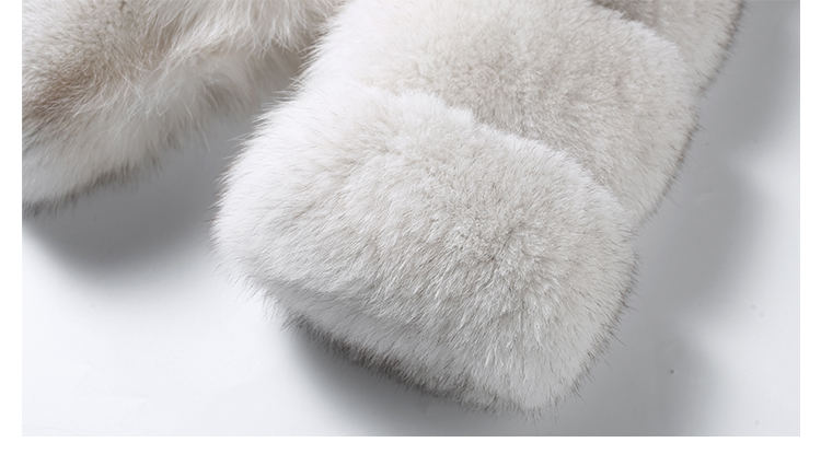 Blue Fox Fur Coat 006 Details 3