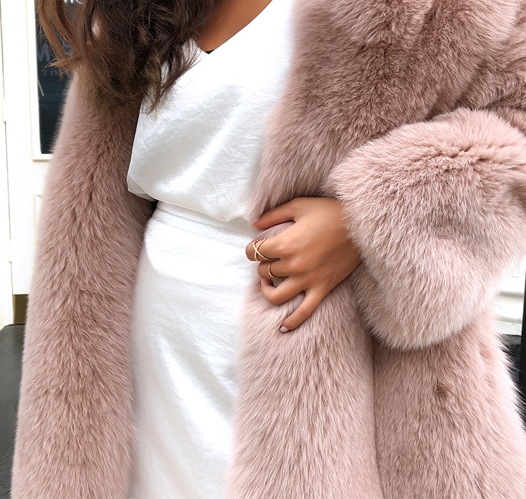 Fox Fur Jacket 268 Details 6