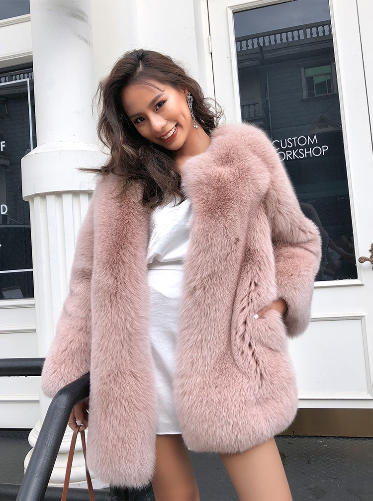 Fox Fur Jacket 268 Details 11