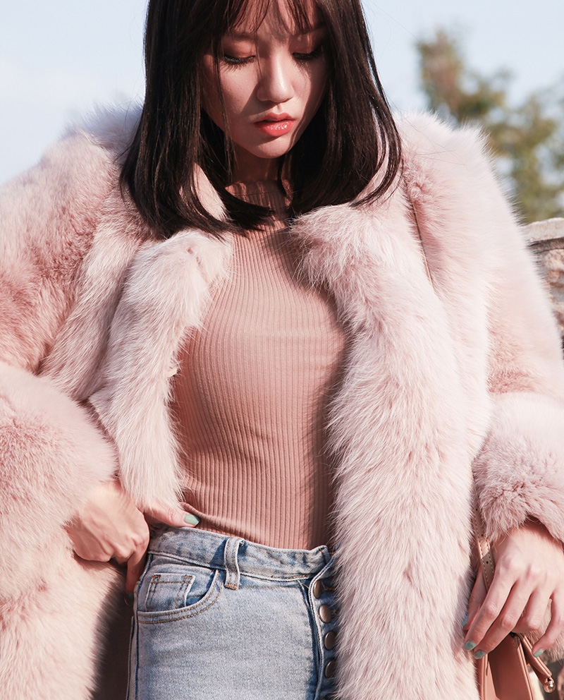 Fox Fur Jacket 268 Details 17