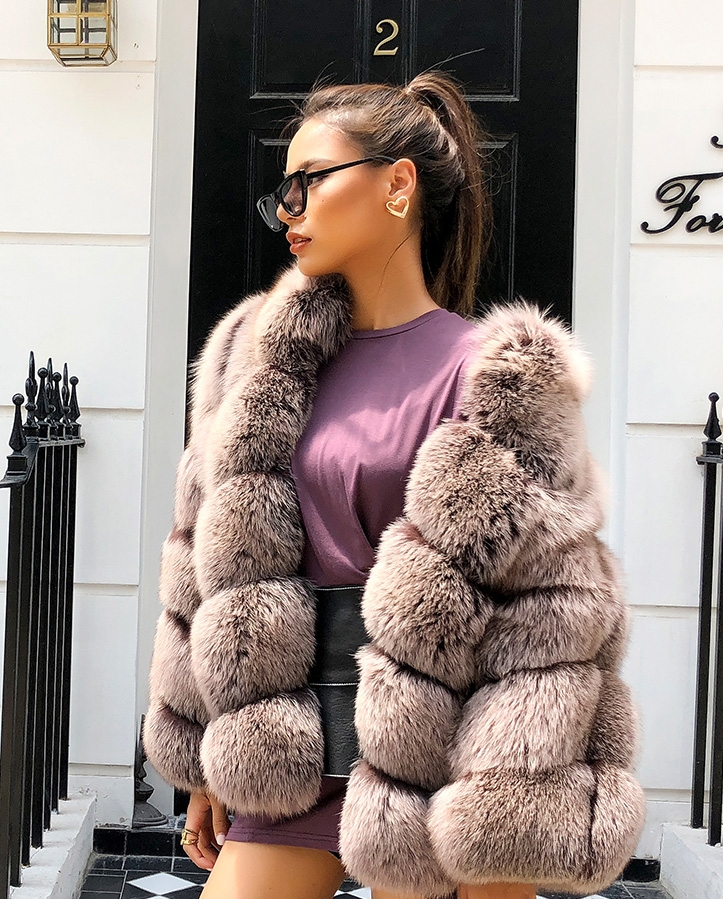 Fox Fur Jacket 269 Details 8