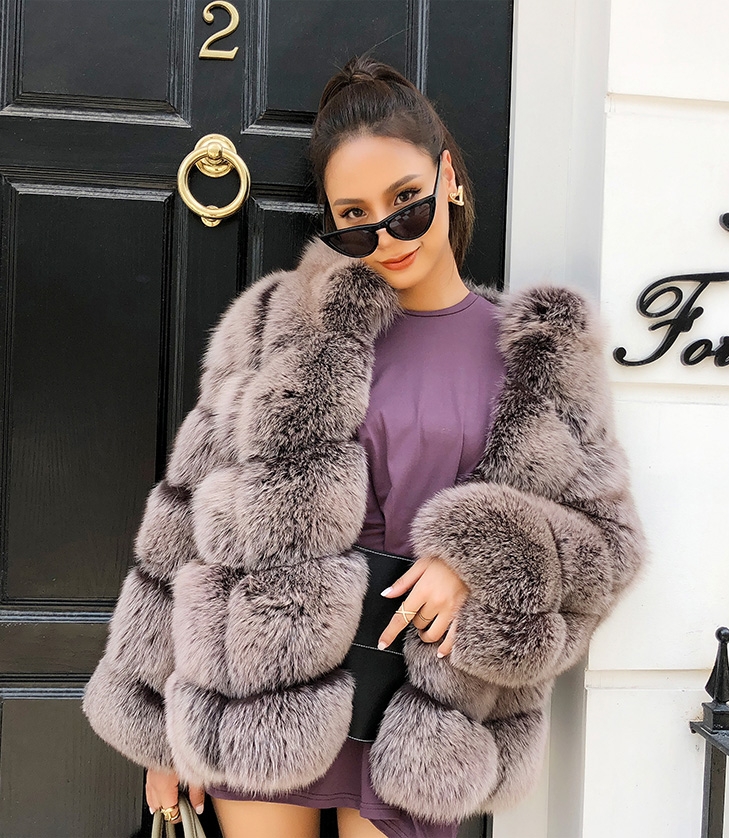 Fox Fur Jacket 269 Details 11