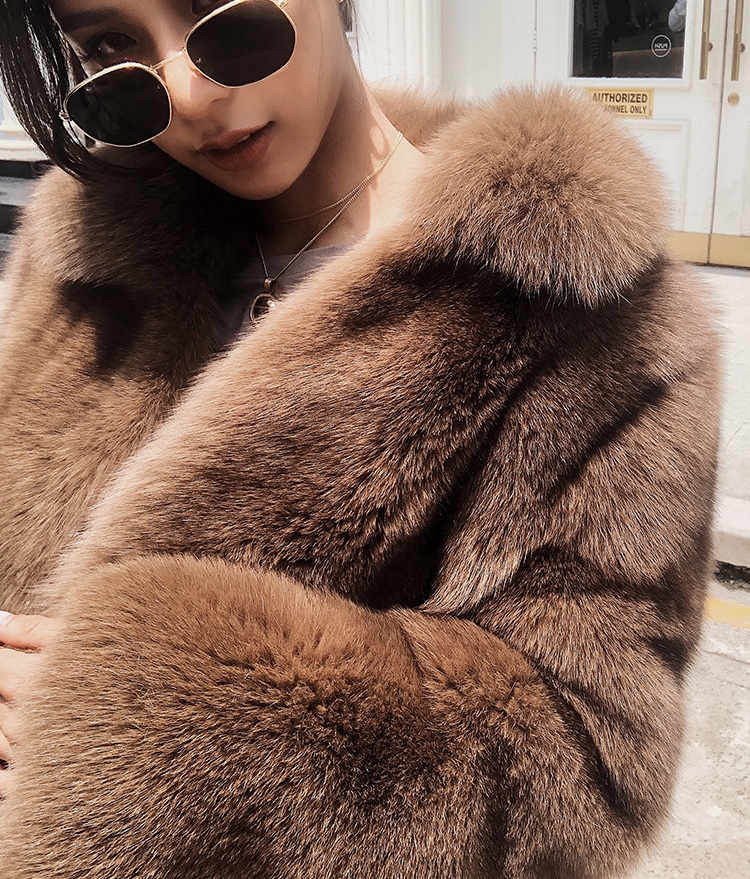 Cropped Fox Fur Jacket 272 Details 4
