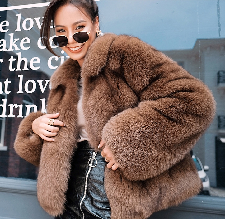 Cropped Fox Fur Jacket 272 Details 10