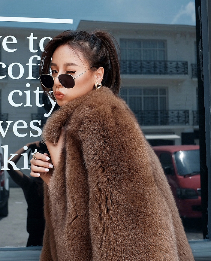 Cropped Fox Fur Jacket 272 Details 9