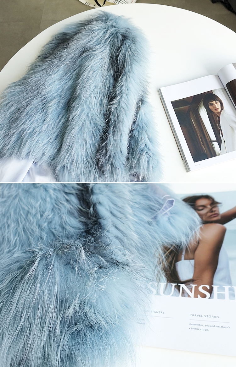 Cropped Knitted Fox Fur Jacket 275 Details 3