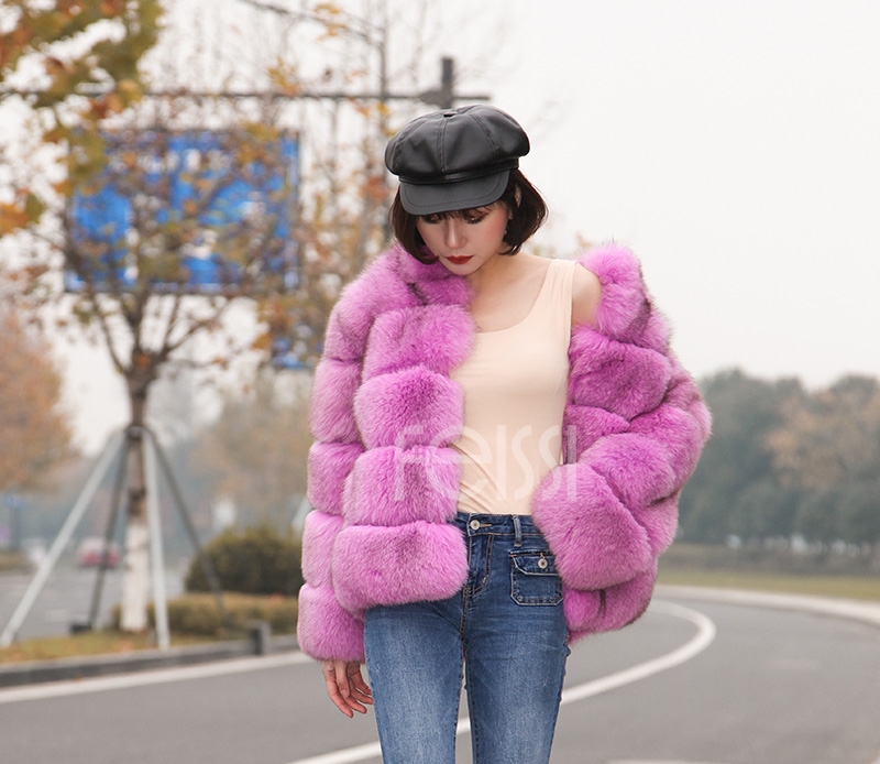 Fox Fur Jacket 986 details 6