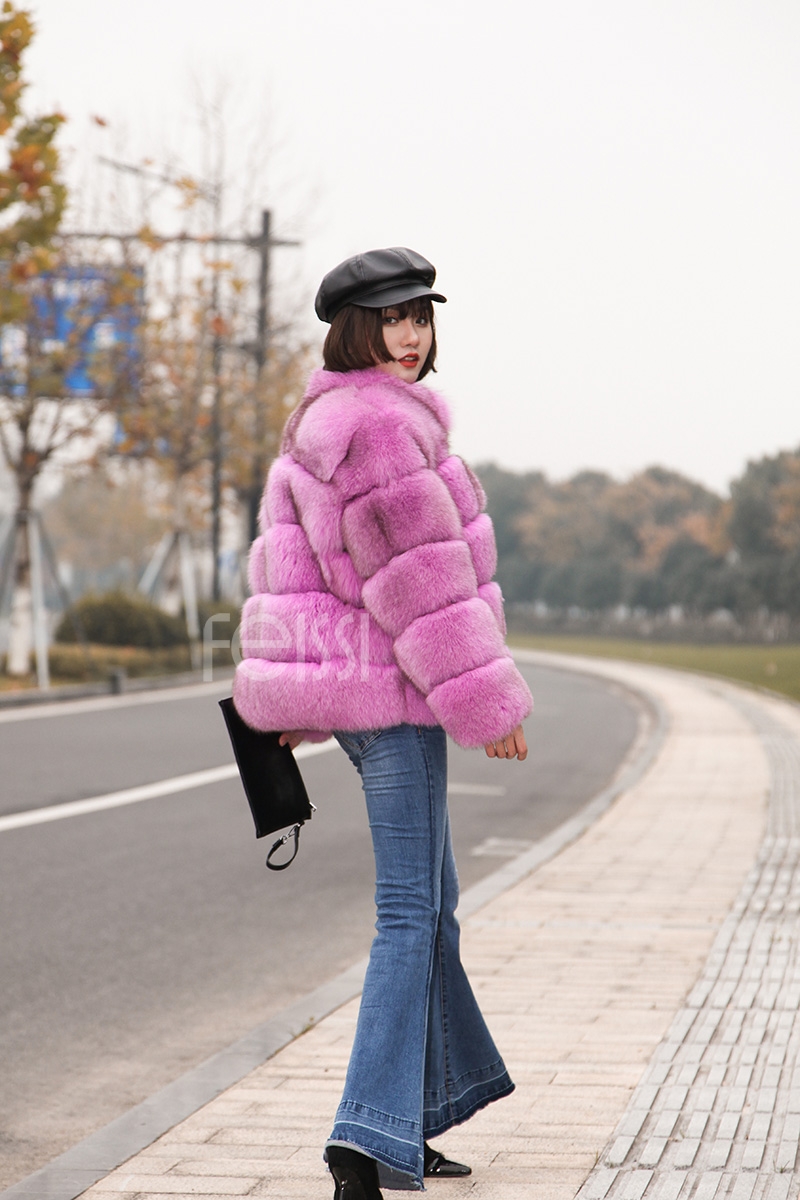 Fox Fur Jacket 986 details 7