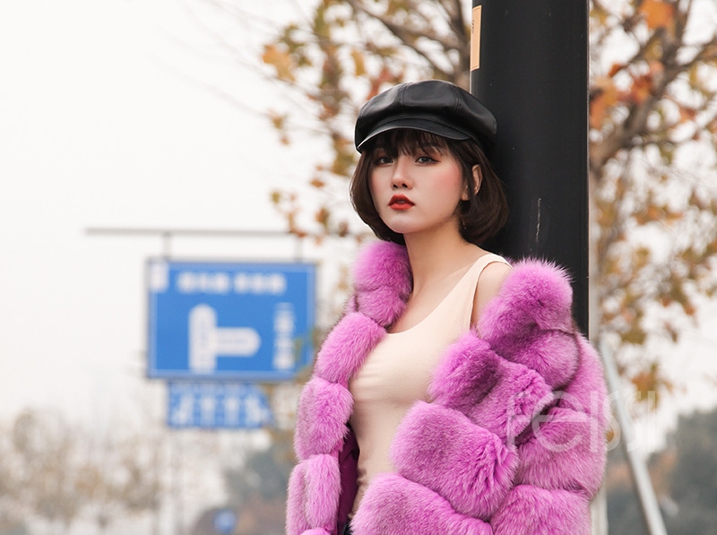 Fox Fur Jacket 986 details 11