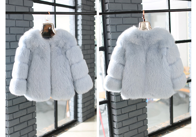 Fox Fur Jacket 987 details 3