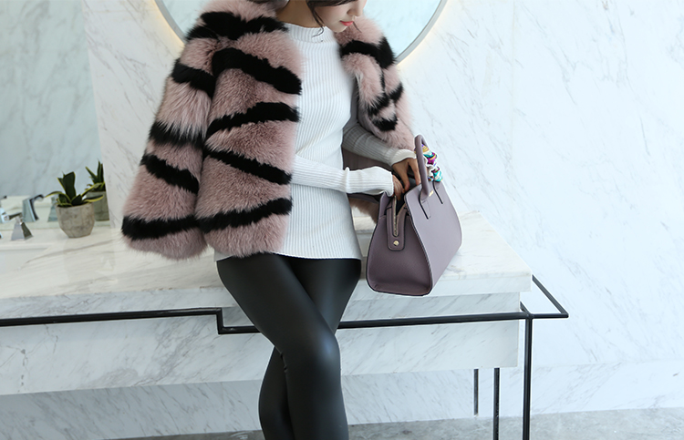 Fox Fur Jacket 989 details 17
