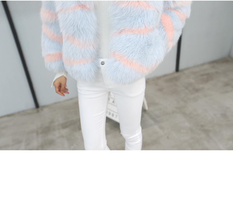 Fox Fur Jacket 989 details 13