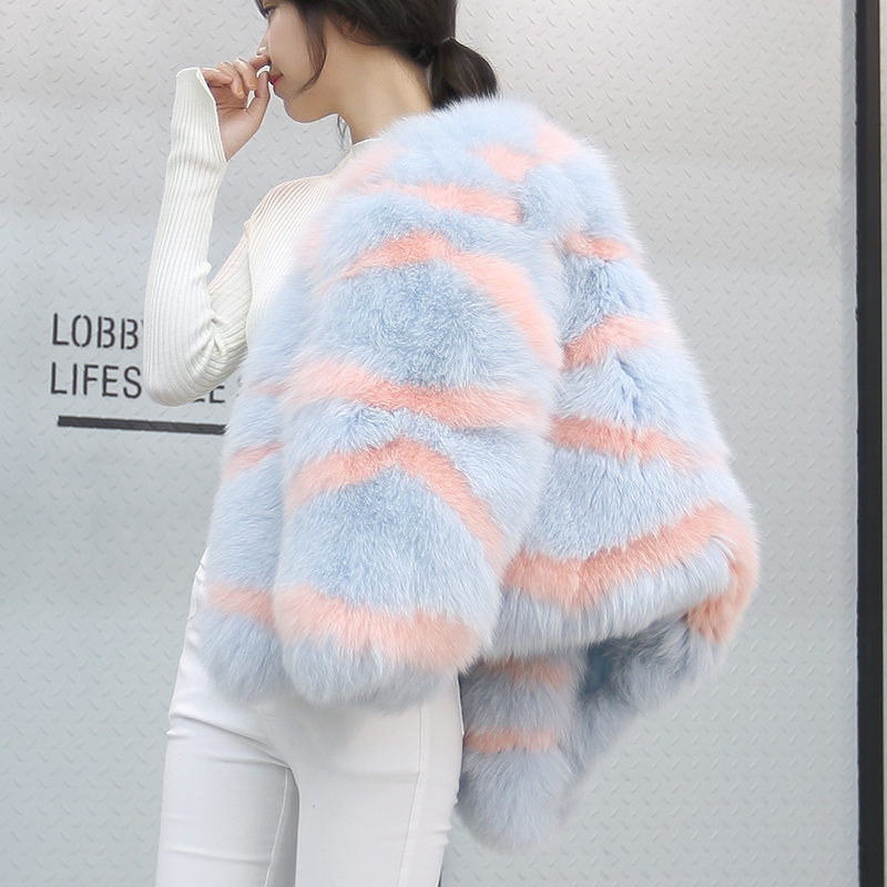 Fox Fur Jacket 989 details 14