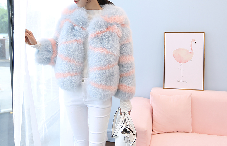 Fox Fur Jacket 989 details 9