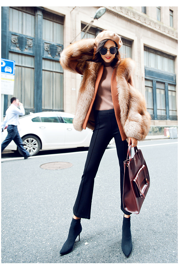 Fox Fur Coat 991 details 21