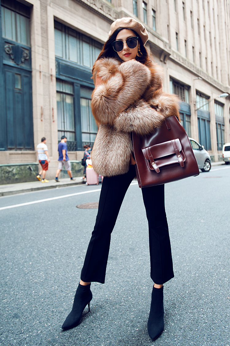 Fox Fur Coat 991 details 8