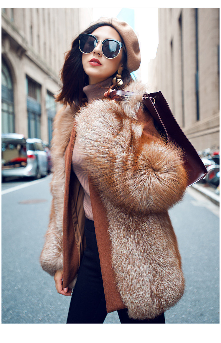 Fox Fur Coat 991 details 14