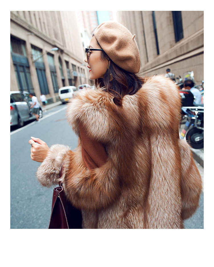 Fox Fur Coat 991 details 17