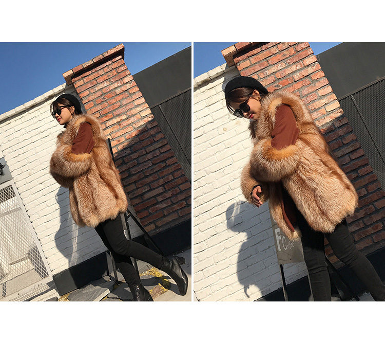Fox Fur Coat 991 details 7