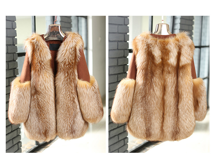 Fox Fur Coat 991 details 5