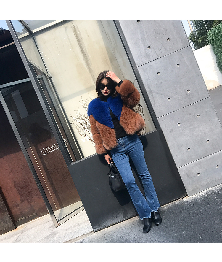 Cropped Fox Fur Jacket 999 Details 10