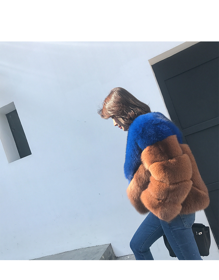 Cropped Fox Fur Jacket 999 Details 16