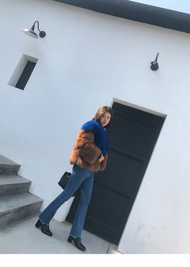 Cropped Fox Fur Jacket 999 Details 13