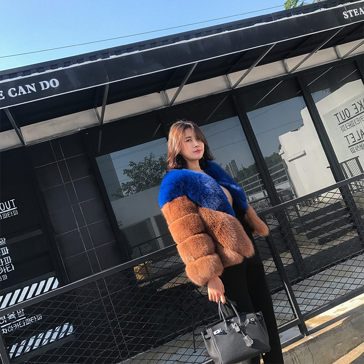 Cropped Fox Fur Jacket 999 Details 1