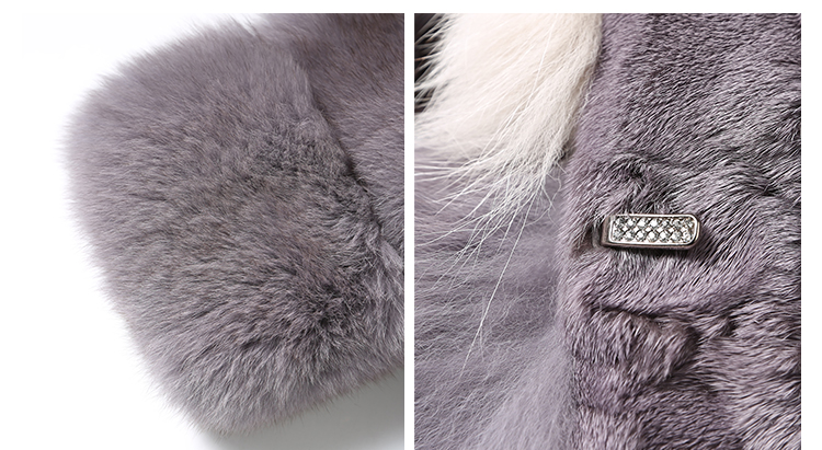 Cropped Fox Fur Jacket 999 Details 4