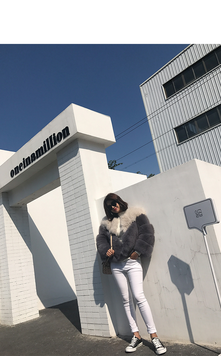 Cropped Fox Fur Jacket 999 Details 17