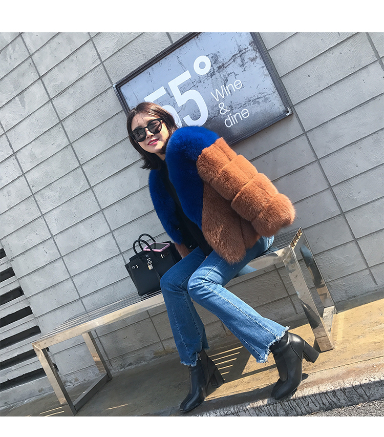 Cropped Fox Fur Jacket 999 Details 9