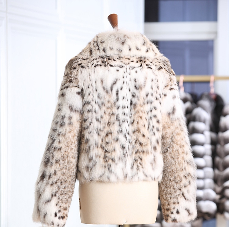 Cropped Lynx Fur Jacket 258 Details 2