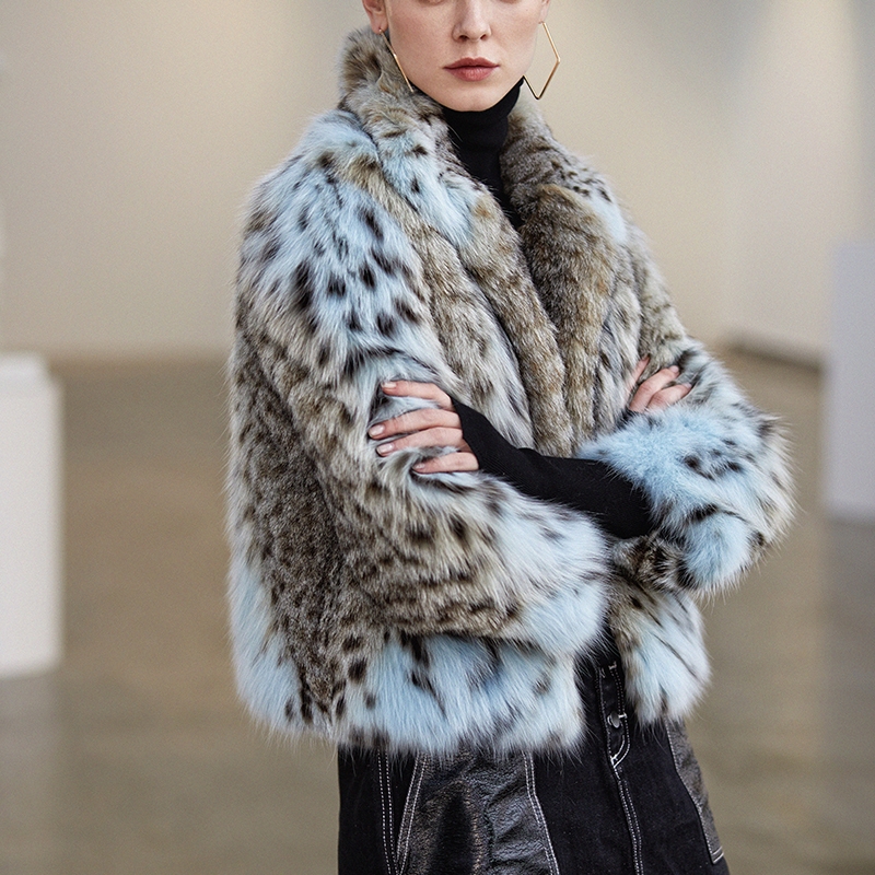 Cropped Lynx Fur Jacket 259 Details 1