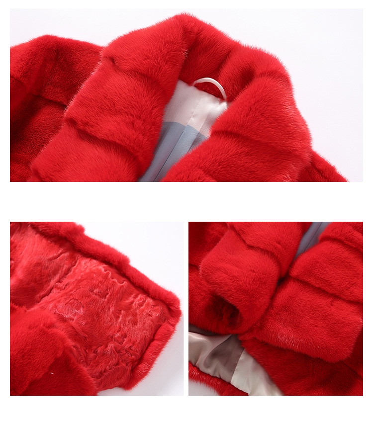 Mink Fur Cropped Bolero Jacket 0088-2