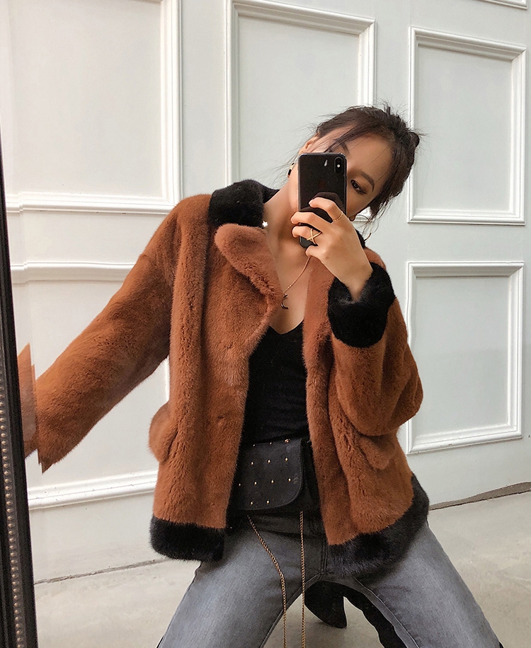 Mink Fur Bomber Jacket 0107-3