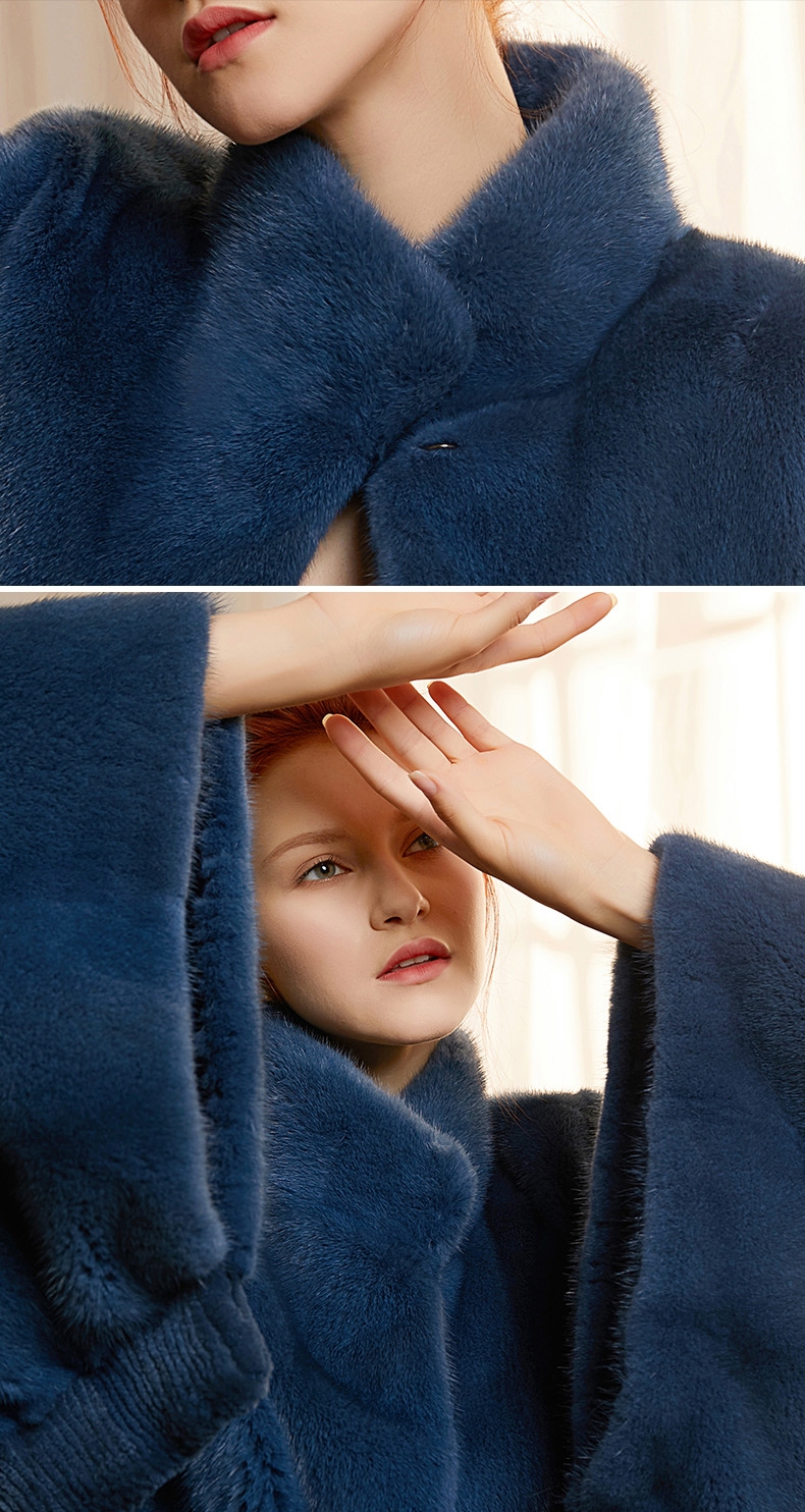 Mink Fur Cape-Shaped Jacket 0114-5