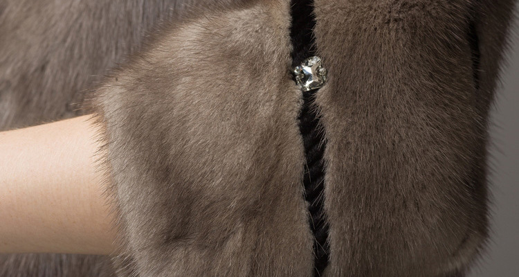 Cropped Mink Fur Jacket 748 Details 4