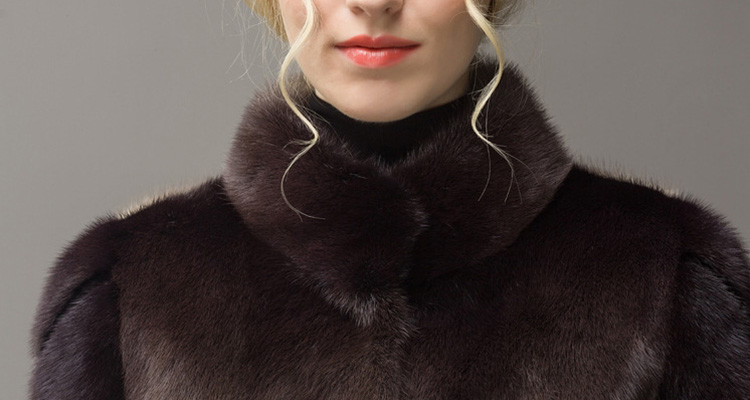 Cropped Mink Fur Jacket 748 Details 1