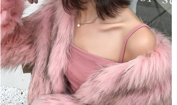 Knitted Raccoon Fur Jacket 309-2