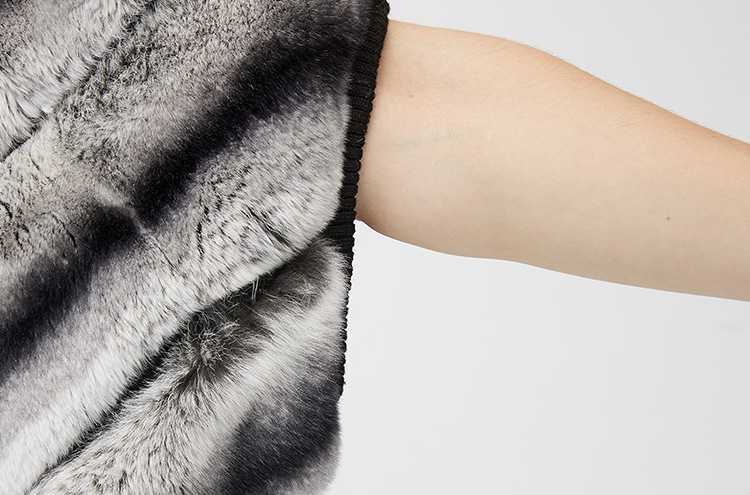 Batwing Rex Rabbit Fur Jacket 953 Details 11