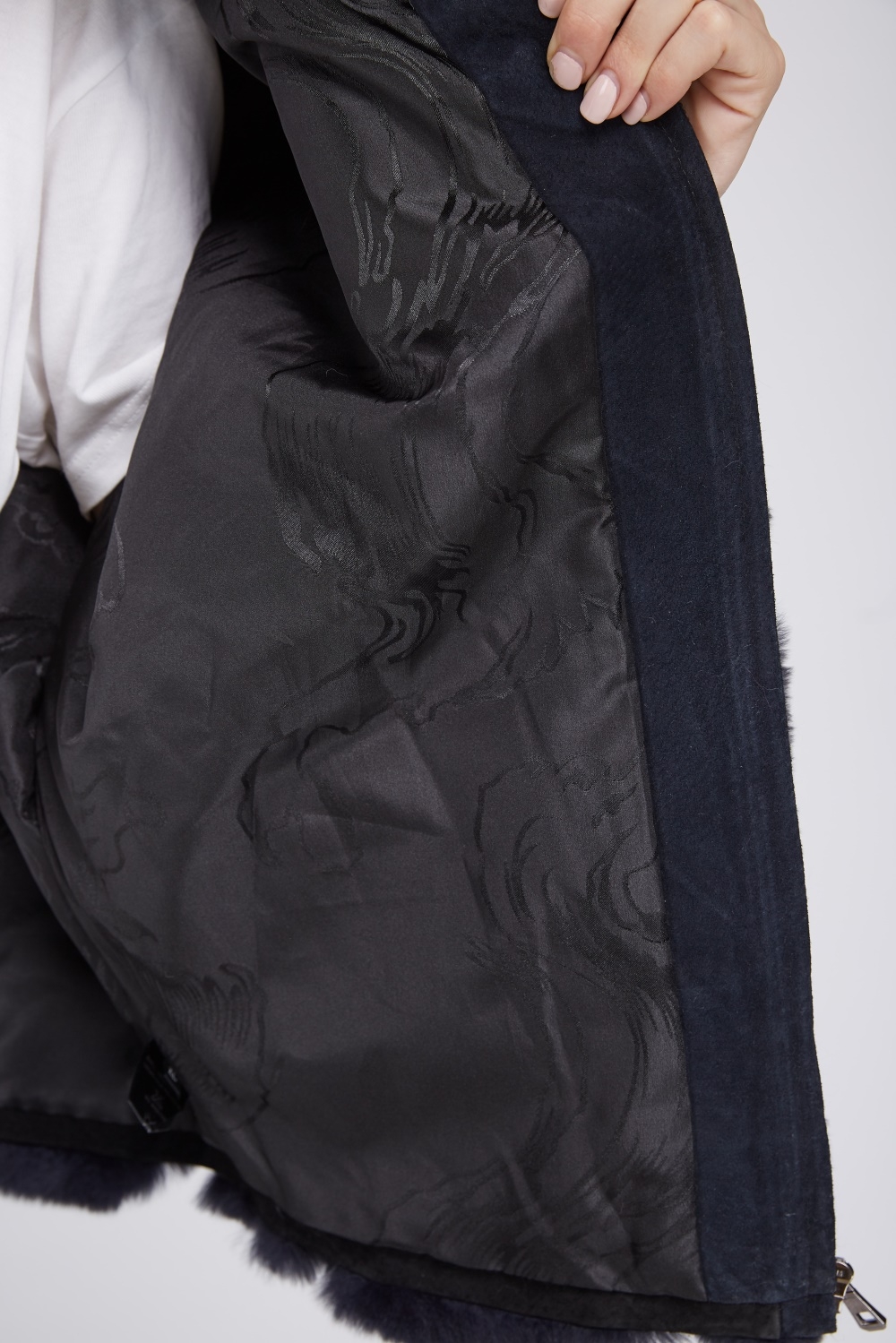 Batwing Rex Rabbit Fur Jacket 213 Details 5