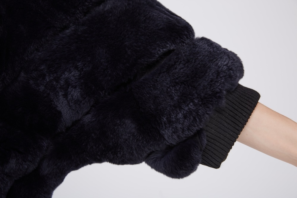 Batwing Rex Rabbit Fur Jacket 213 Details 4