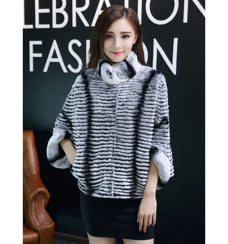 Rex Rabbit Fur Jacket 759 Details 1