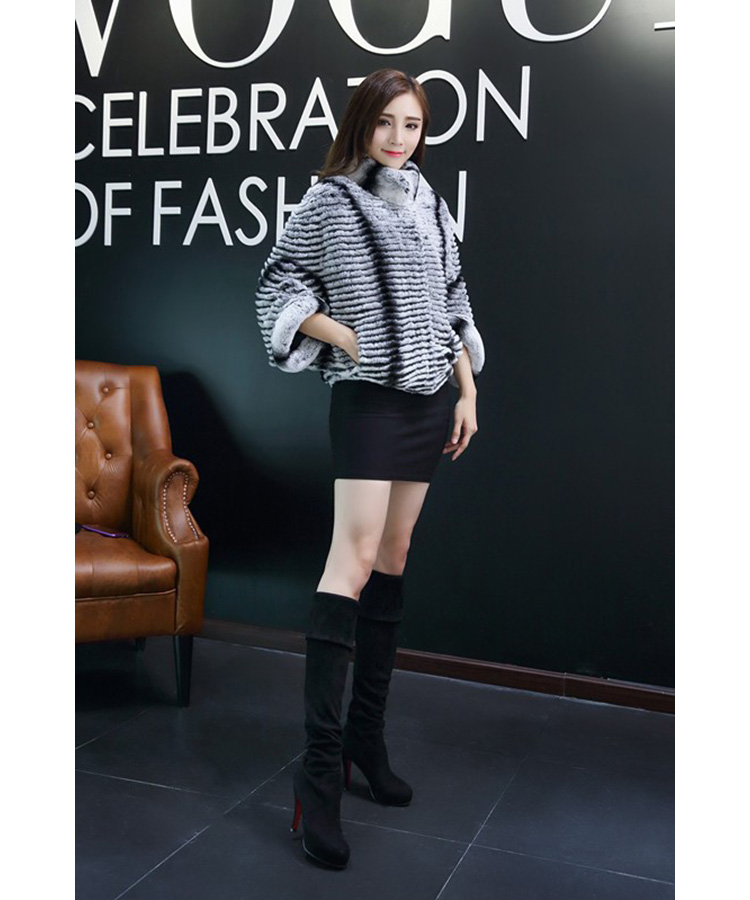 Rex Rabbit Fur Jacket 759 Details 2