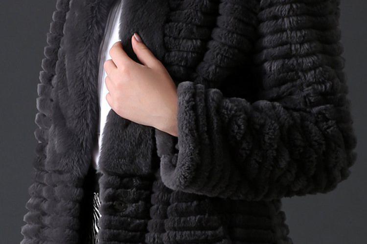 Rex Rabbit Fur Jacket 774 Details 2